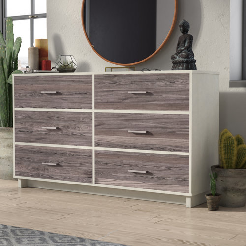 Zipcode Design™ Chicopee 6 Drawer Double Dresser & Reviews Wayfair